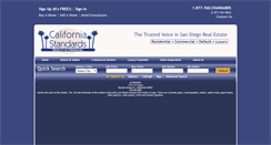 Desktop Screenshot of californiastandardsrealty.com